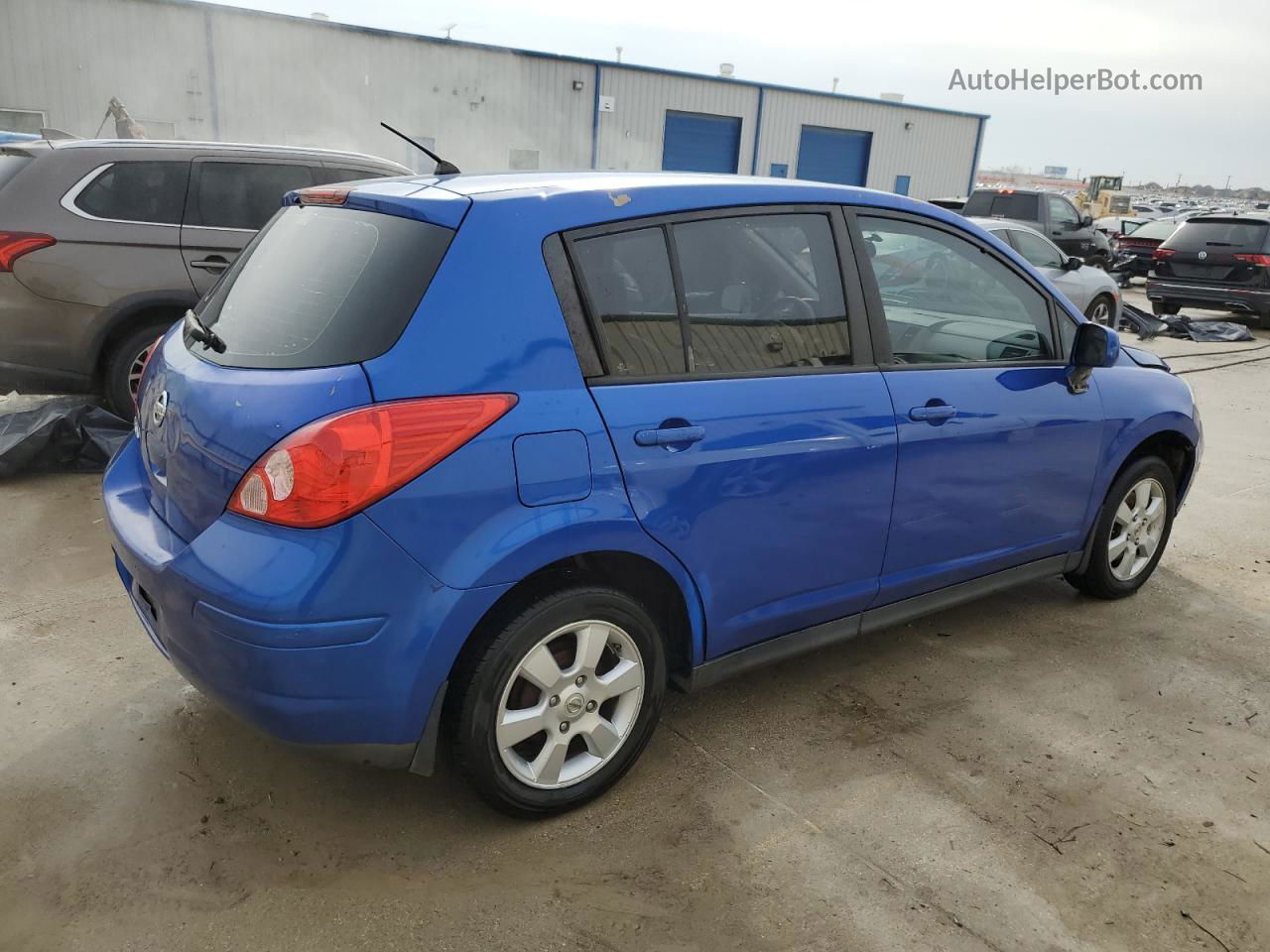 2009 Nissan Versa S Blue vin: 3N1BC13E09L498202