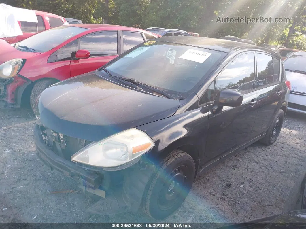 2009 Nissan Versa 1.8s Black vin: 3N1BC13E19L368428