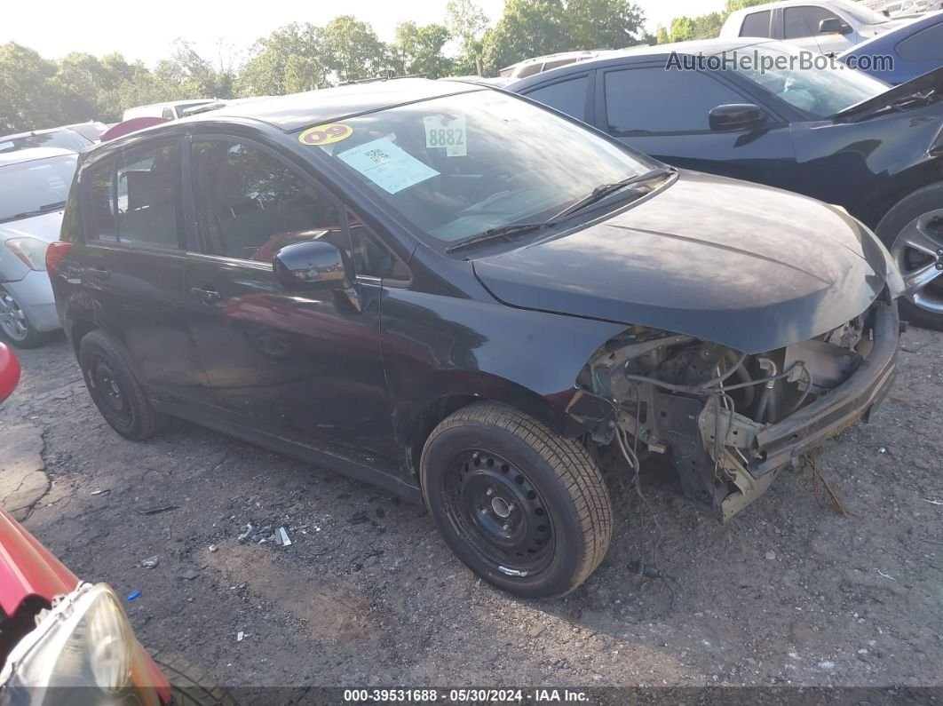 2009 Nissan Versa 1.8s Black vin: 3N1BC13E19L368428