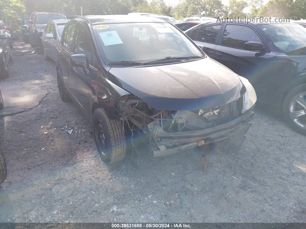 2009 Nissan Versa 1.8s Black vin: 3N1BC13E19L368428