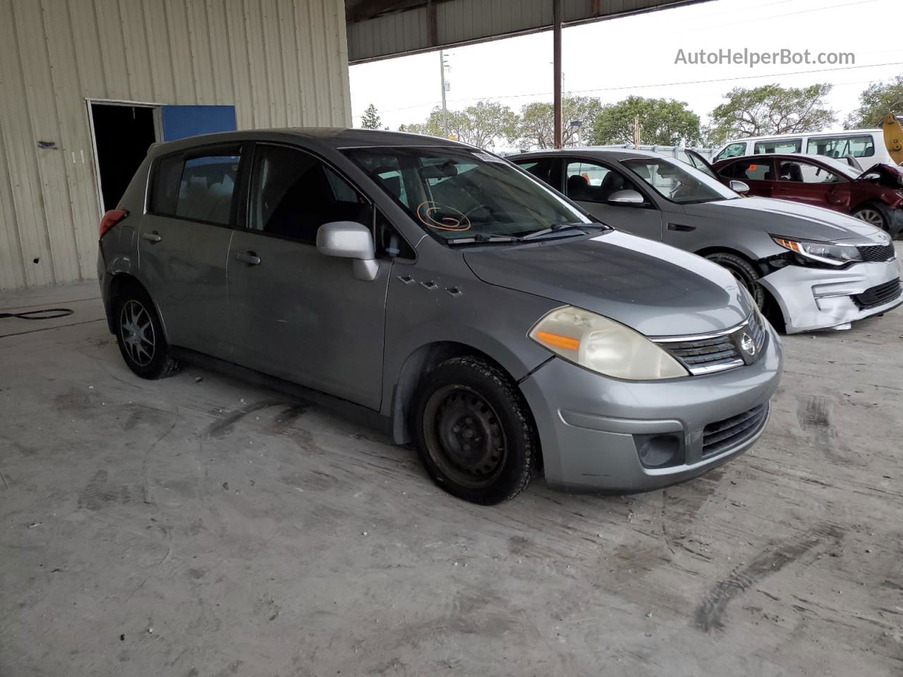 2009 Nissan Versa S Silver vin: 3N1BC13E19L401511