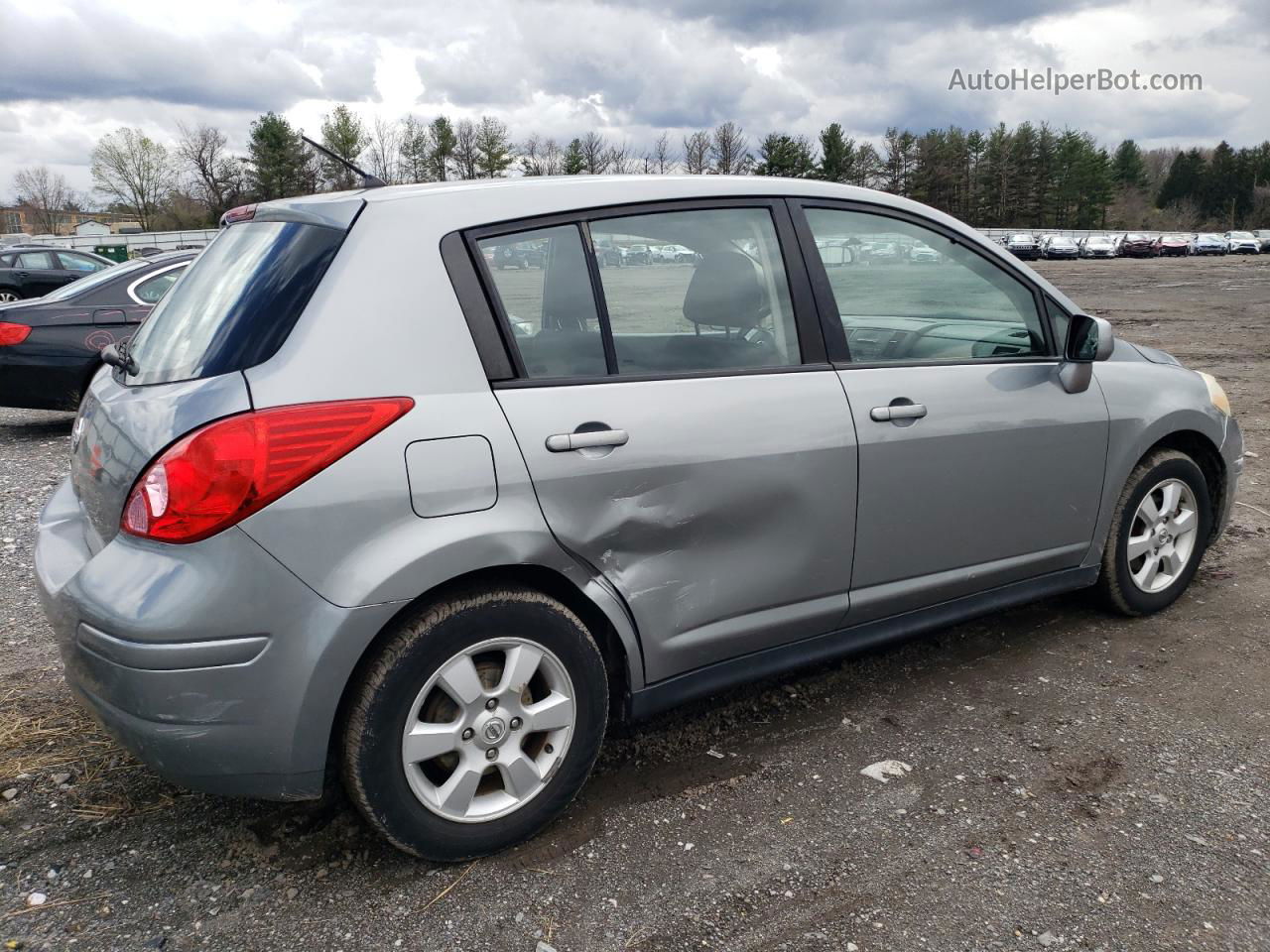 2009 Nissan Versa S Silver vin: 3N1BC13E19L410225