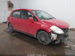 2009 Nissan Versa 1.8s Красный vin: 3N1BC13E19L443080