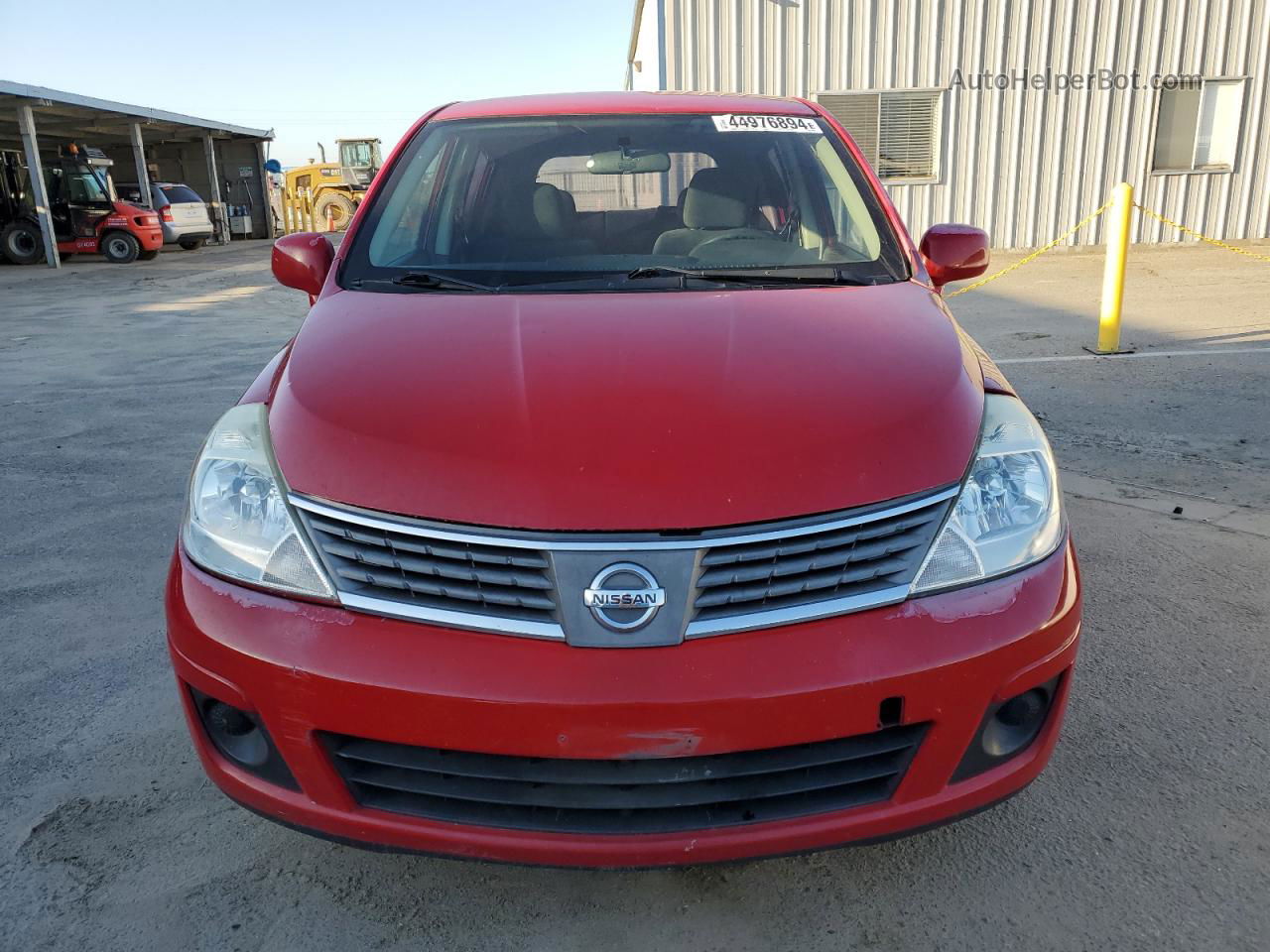 2009 Nissan Versa S Red vin: 3N1BC13E19L459974