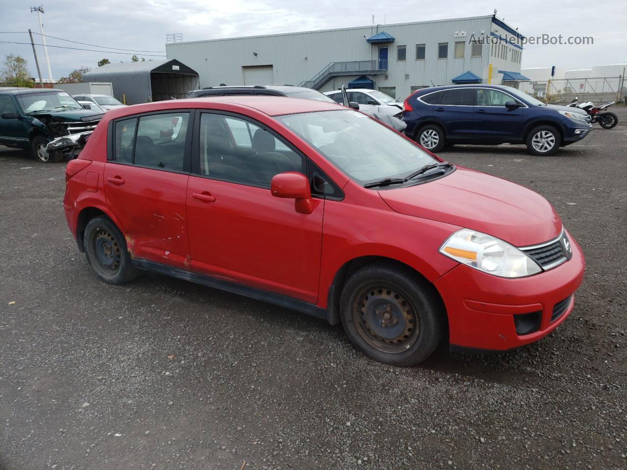 2009 Nissan Versa S Red vin: 3N1BC13E19L494482