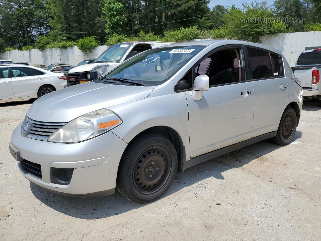 2009 Nissan Versa S Silver vin: 3N1BC13E19L499455