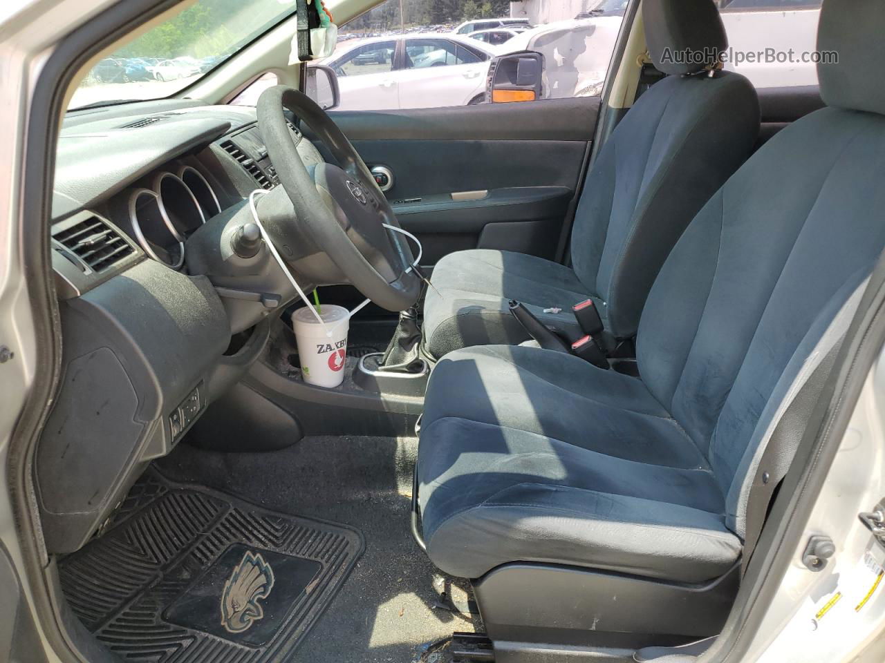 2009 Nissan Versa S Silver vin: 3N1BC13E19L499455