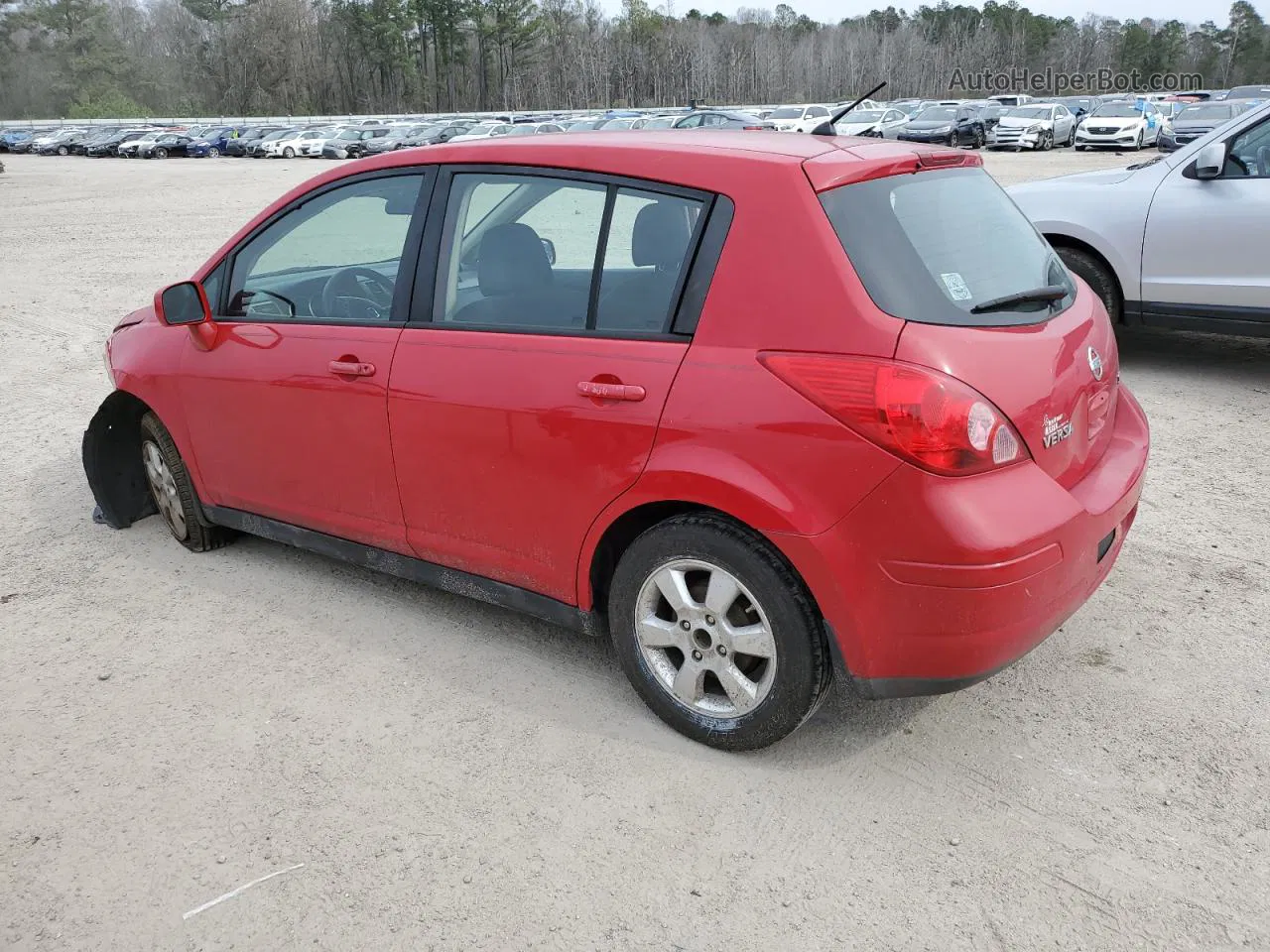 2009 Nissan Versa S Red vin: 3N1BC13E29L359804