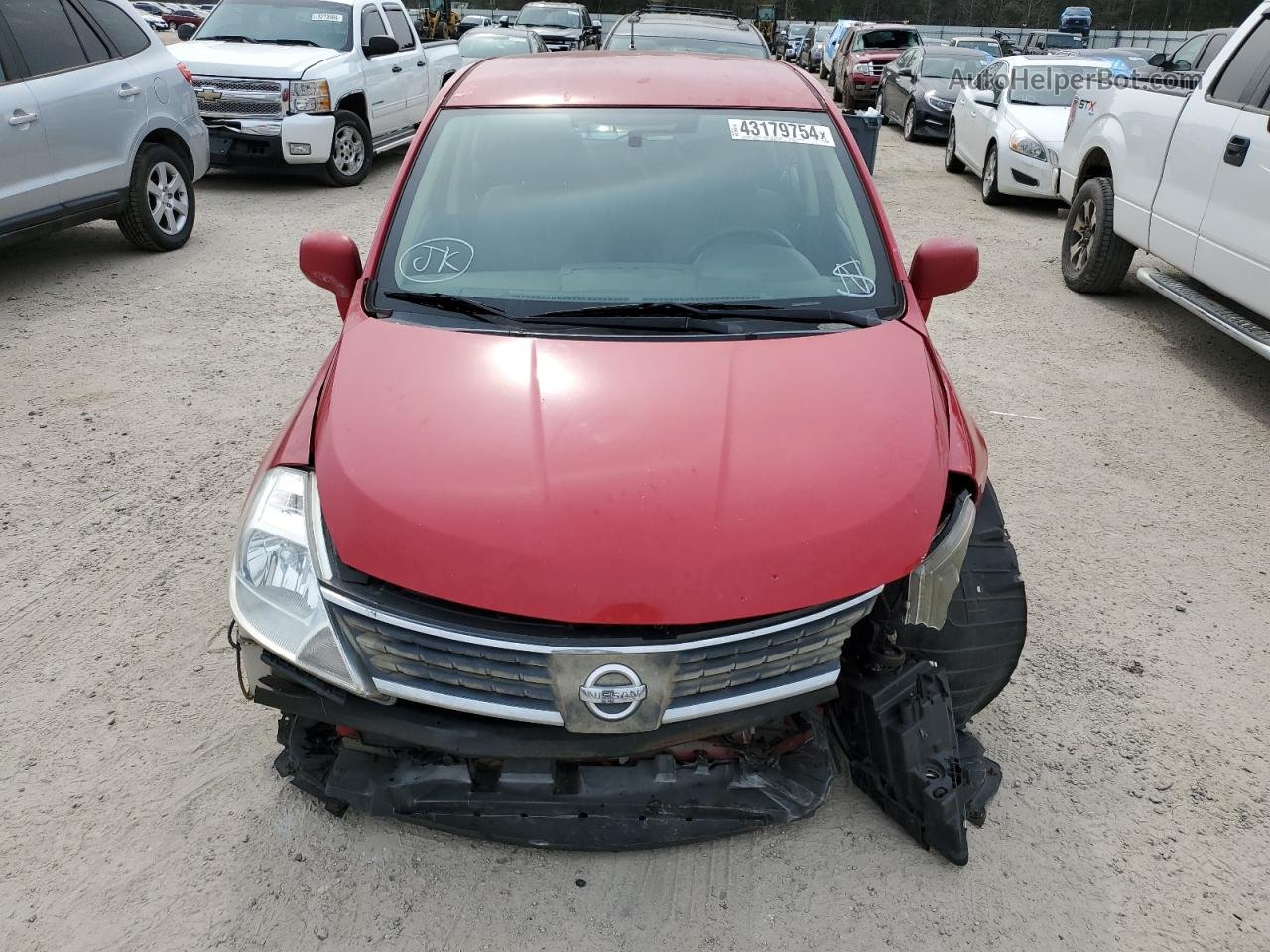 2009 Nissan Versa S Red vin: 3N1BC13E29L359804