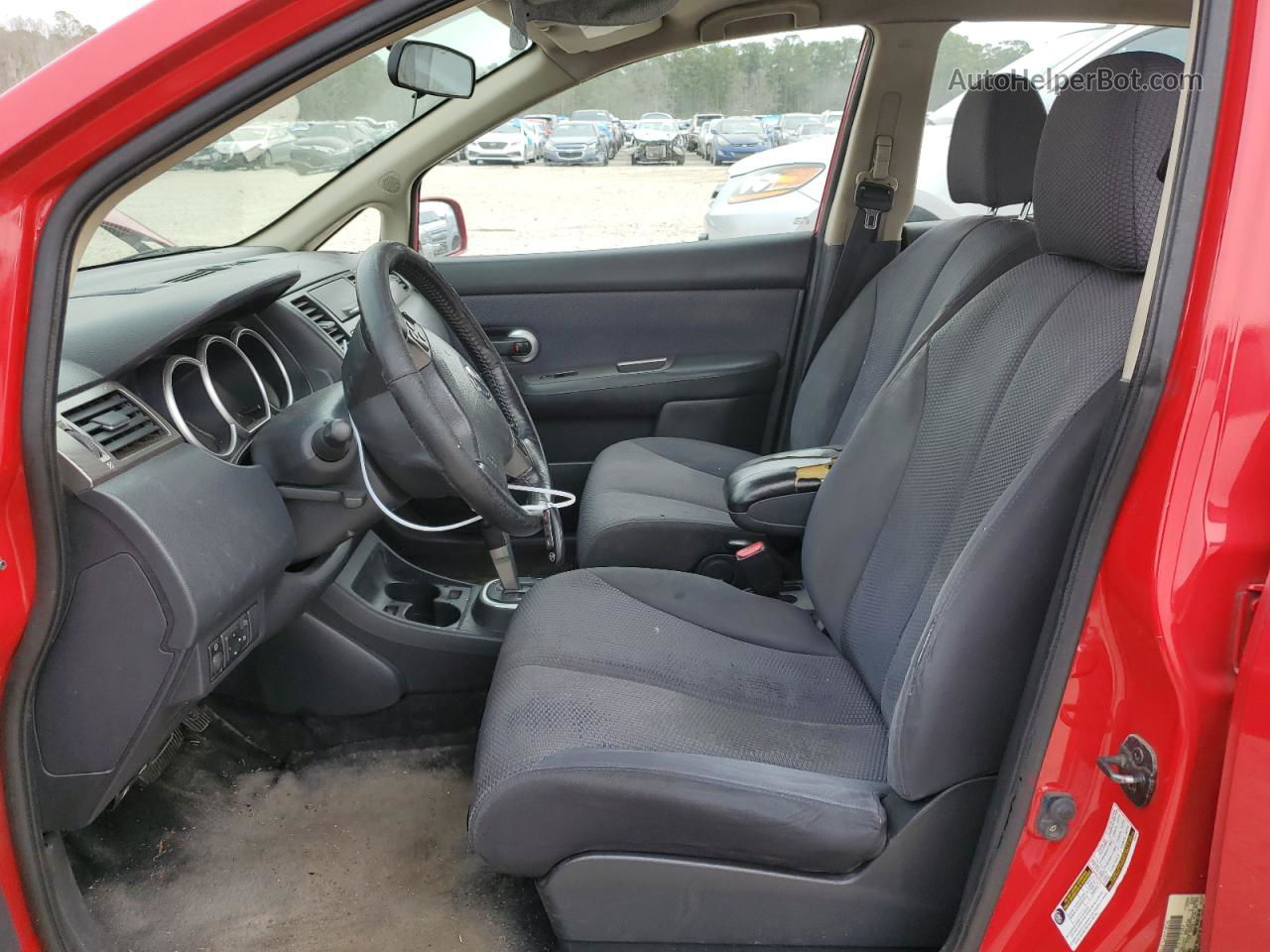 2009 Nissan Versa S Red vin: 3N1BC13E29L359804