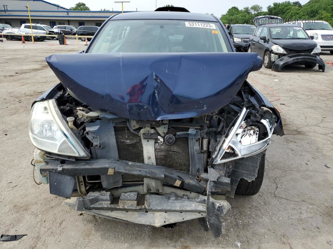 2009 Nissan Versa S Blue vin: 3N1BC13E29L375288