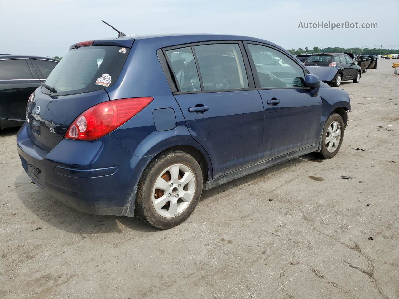 2009 Nissan Versa S Blue vin: 3N1BC13E29L375288