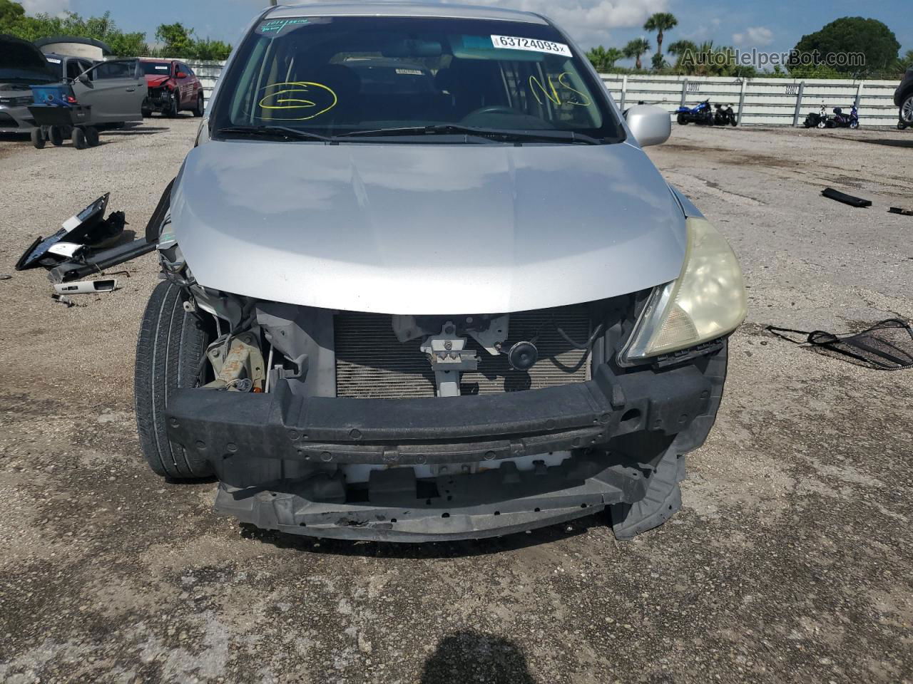 2009 Nissan Versa S Silver vin: 3N1BC13E29L391636