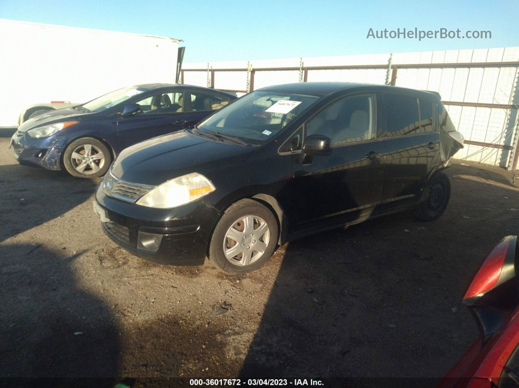 2009 Nissan Versa 1.8 S Black vin: 3N1BC13E29L392530