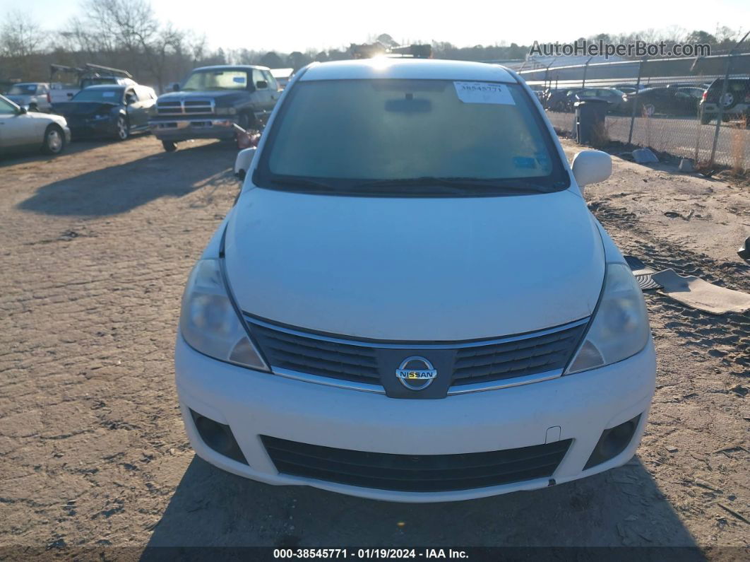 2009 Nissan Versa 1.8s White vin: 3N1BC13E29L493731