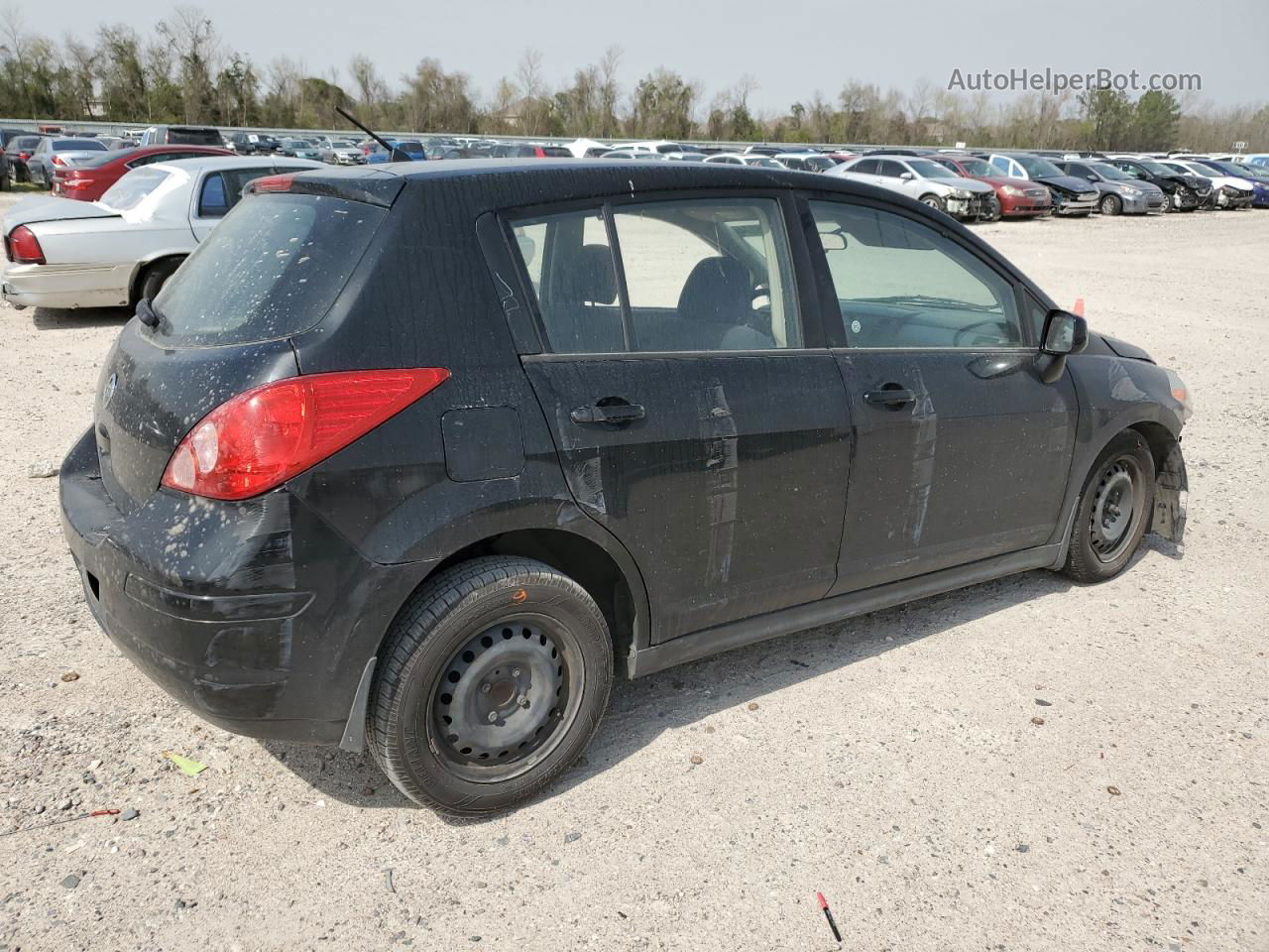 2009 Nissan Versa S Black vin: 3N1BC13E29L498525