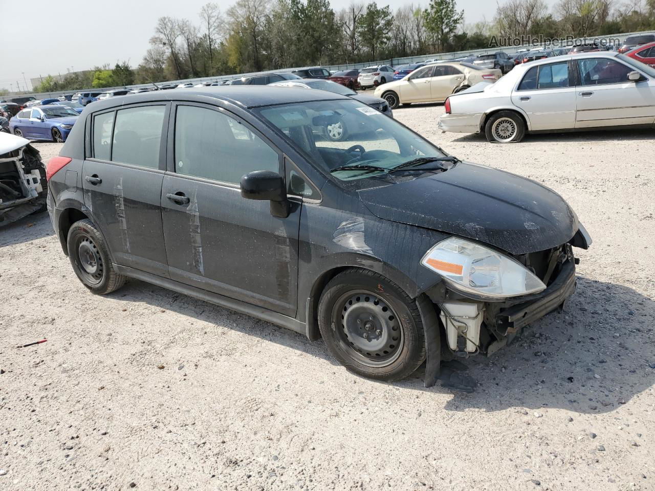 2009 Nissan Versa S Black vin: 3N1BC13E29L498525