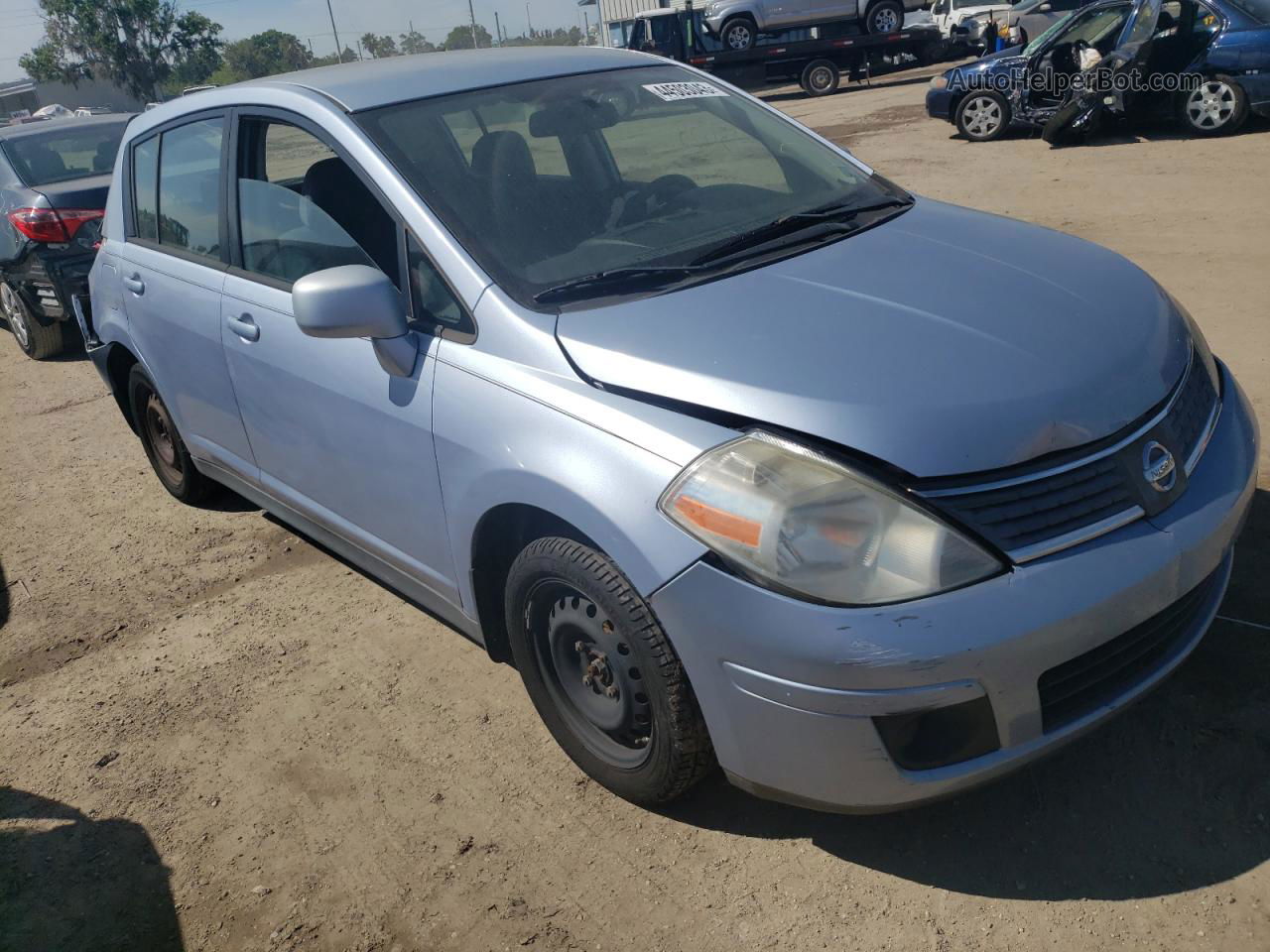 2009 Nissan Versa S Blue vin: 3N1BC13E29L501617