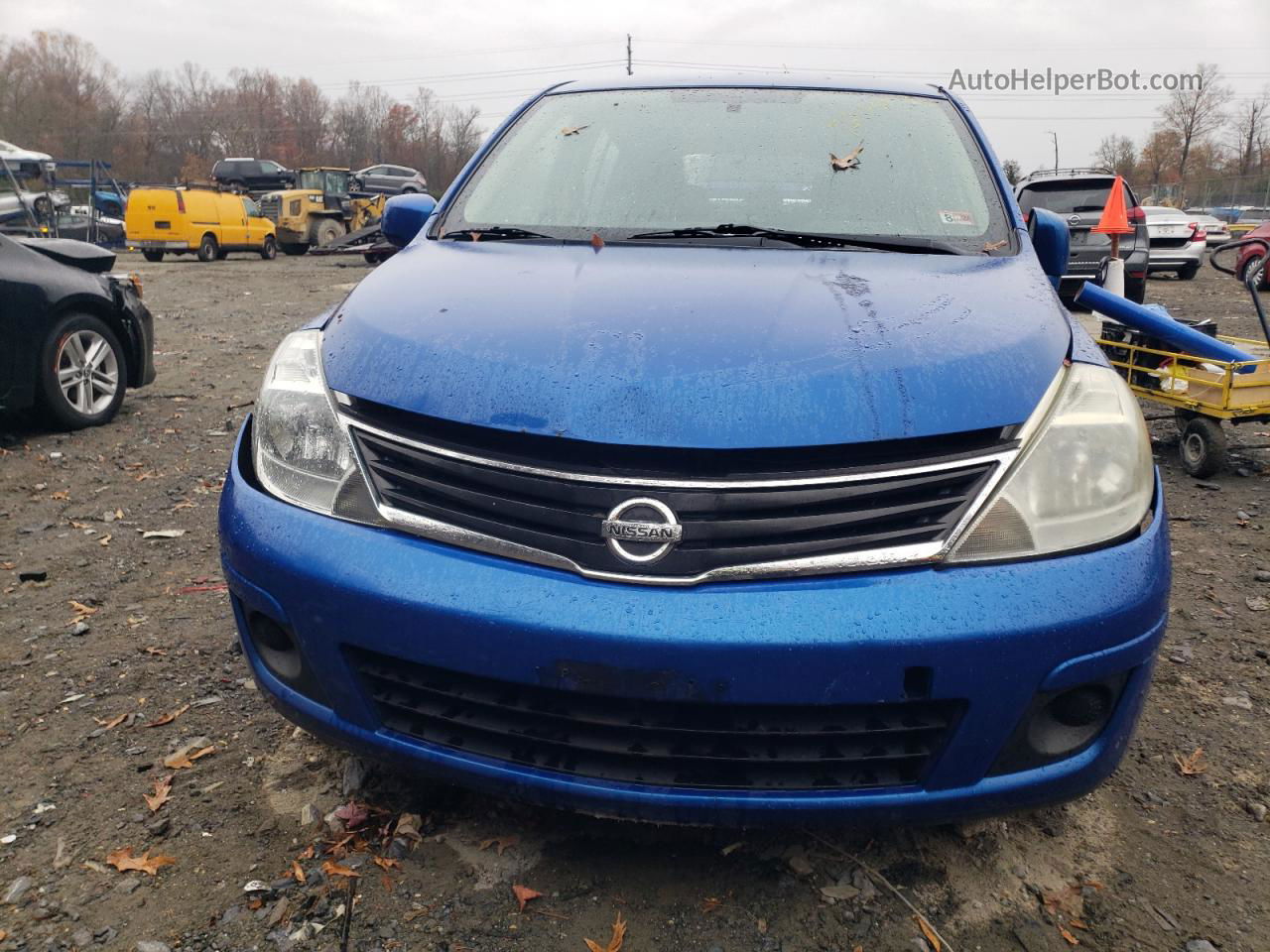 2009 Nissan Versa S Blue vin: 3N1BC13E39L382217