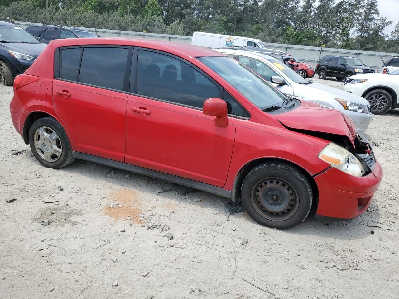 2009 Nissan Versa S Red vin: 3N1BC13E39L399387