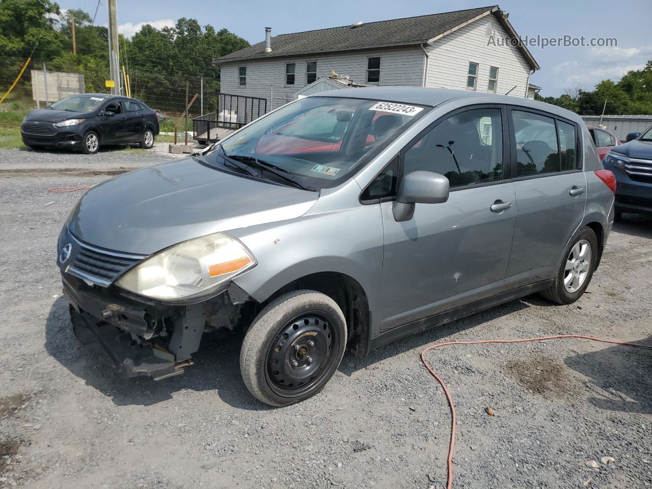 2009 Nissan Versa S Серебряный vin: 3N1BC13E39L416463