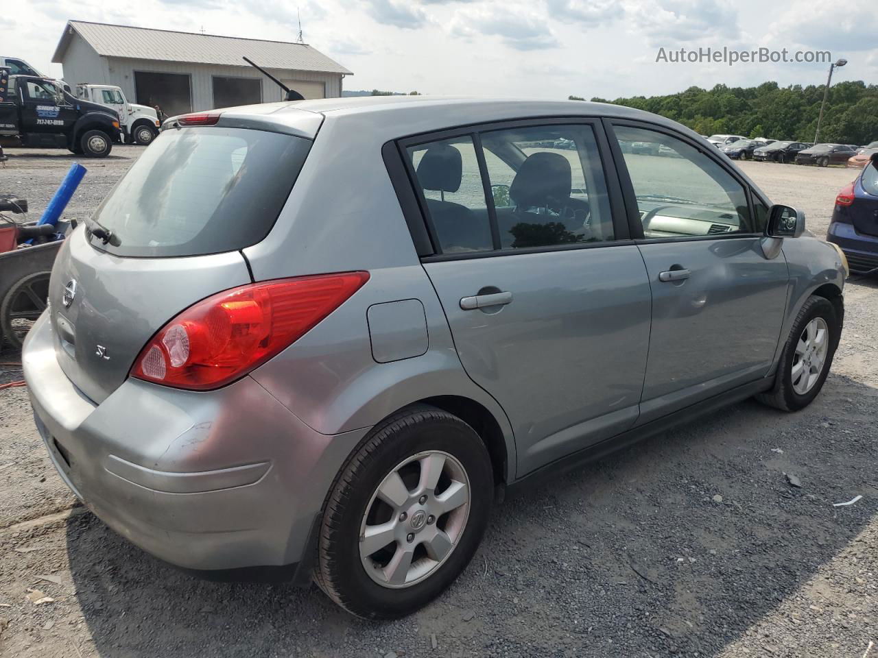 2009 Nissan Versa S Silver vin: 3N1BC13E39L416463