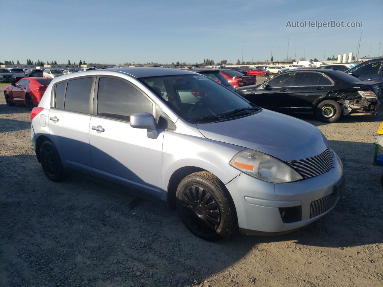 2009 Nissan Versa S Blue vin: 3N1BC13E39L441427