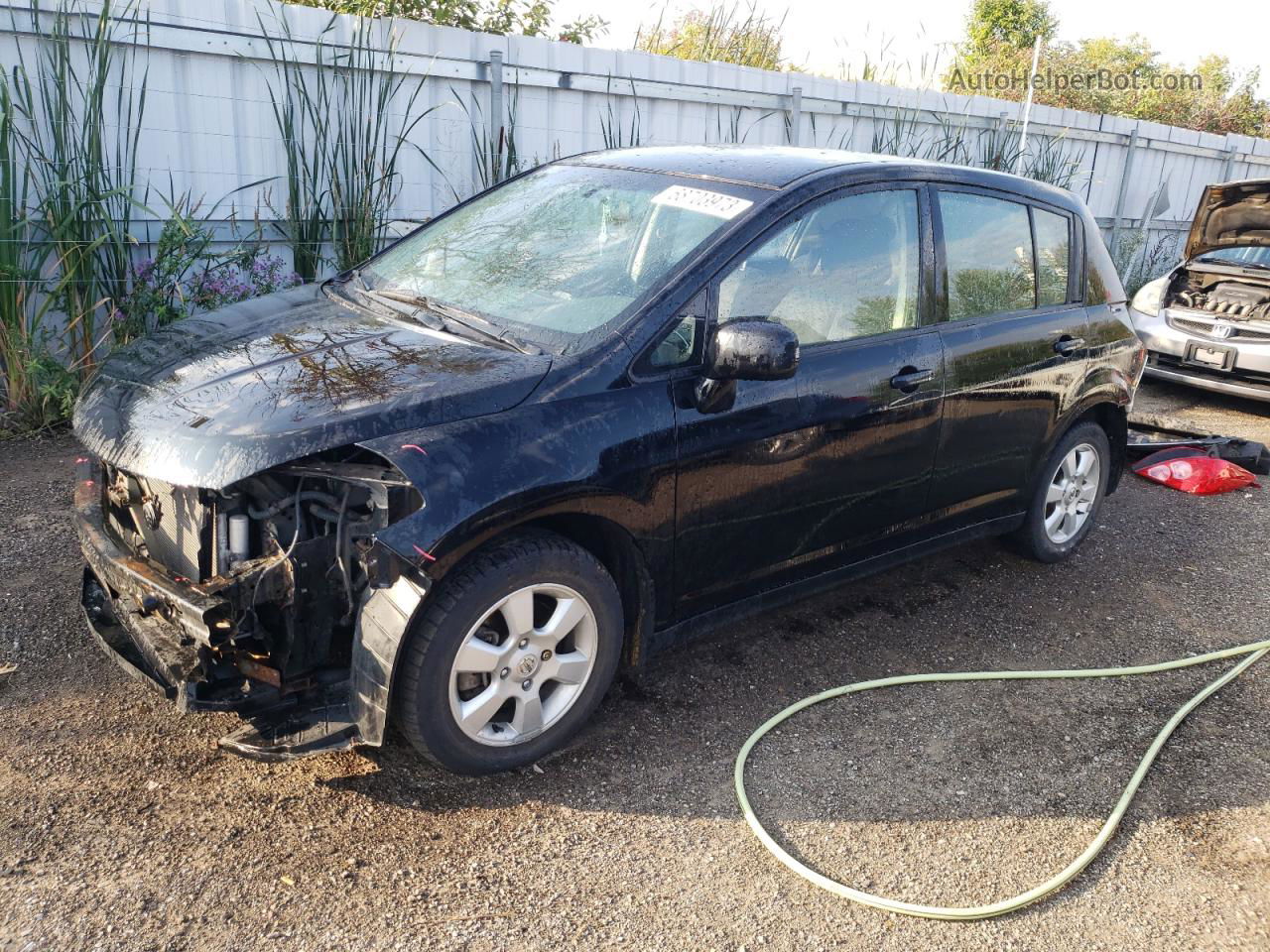 2009 Nissan Versa S Черный vin: 3N1BC13E39L477019