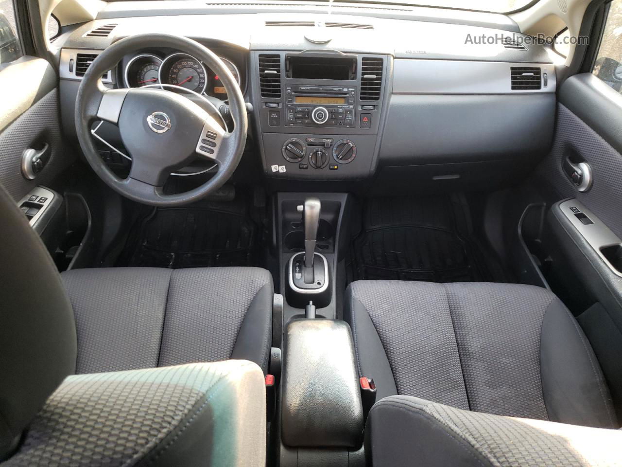 2009 Nissan Versa S Черный vin: 3N1BC13E39L477019