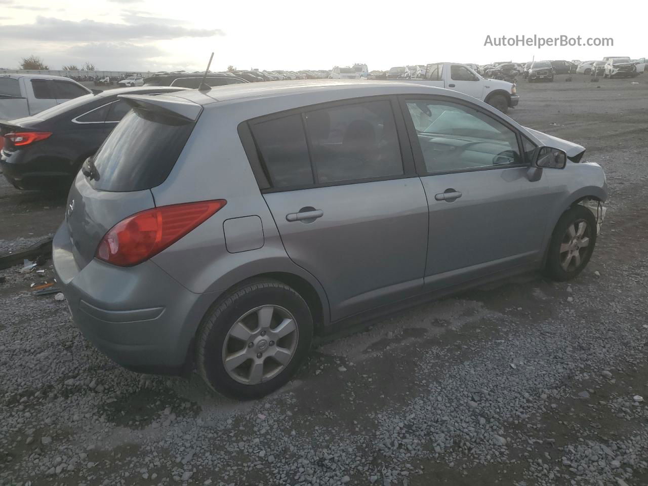 2009 Nissan Versa S Silver vin: 3N1BC13E39L478798