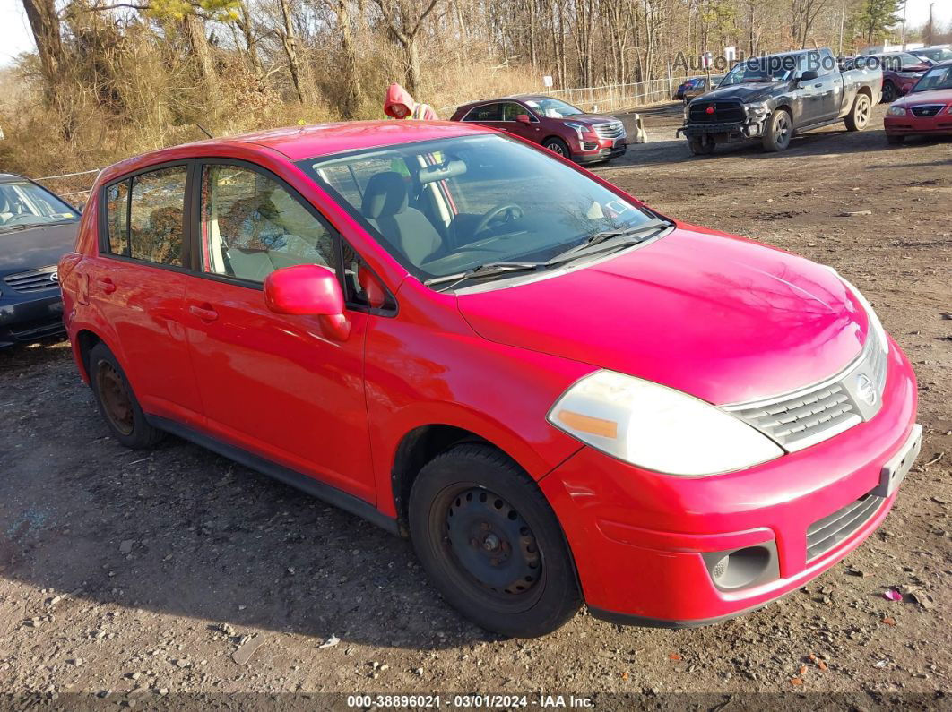 2009 Nissan Versa 1.8s Красный vin: 3N1BC13E49L365927