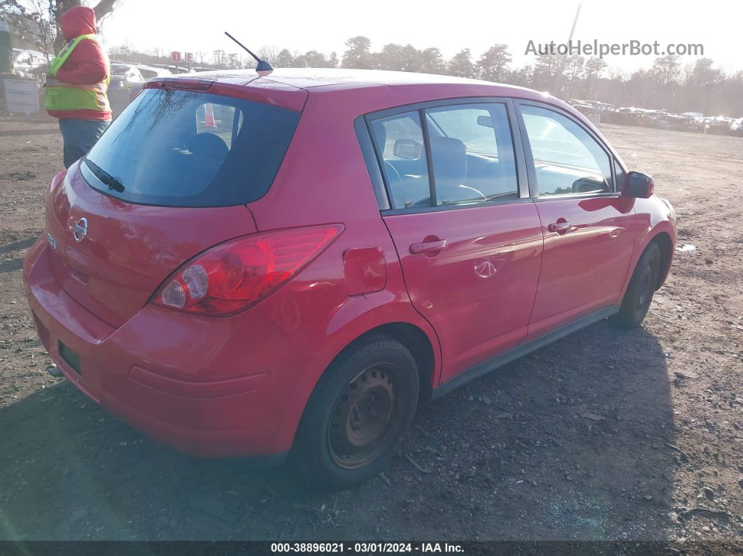 2009 Nissan Versa 1.8s Red vin: 3N1BC13E49L365927