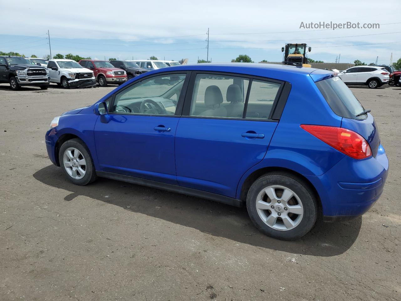 2009 Nissan Versa S Blue vin: 3N1BC13E49L406055