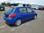 2009 Nissan Versa S Blue vin: 3N1BC13E49L406055