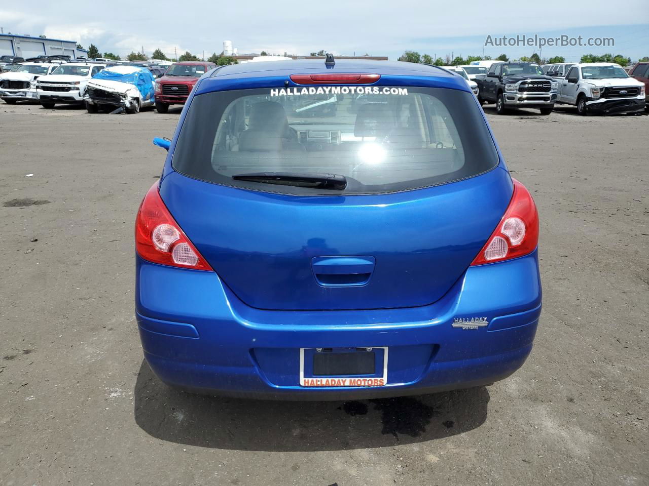 2009 Nissan Versa S Blue vin: 3N1BC13E49L406055