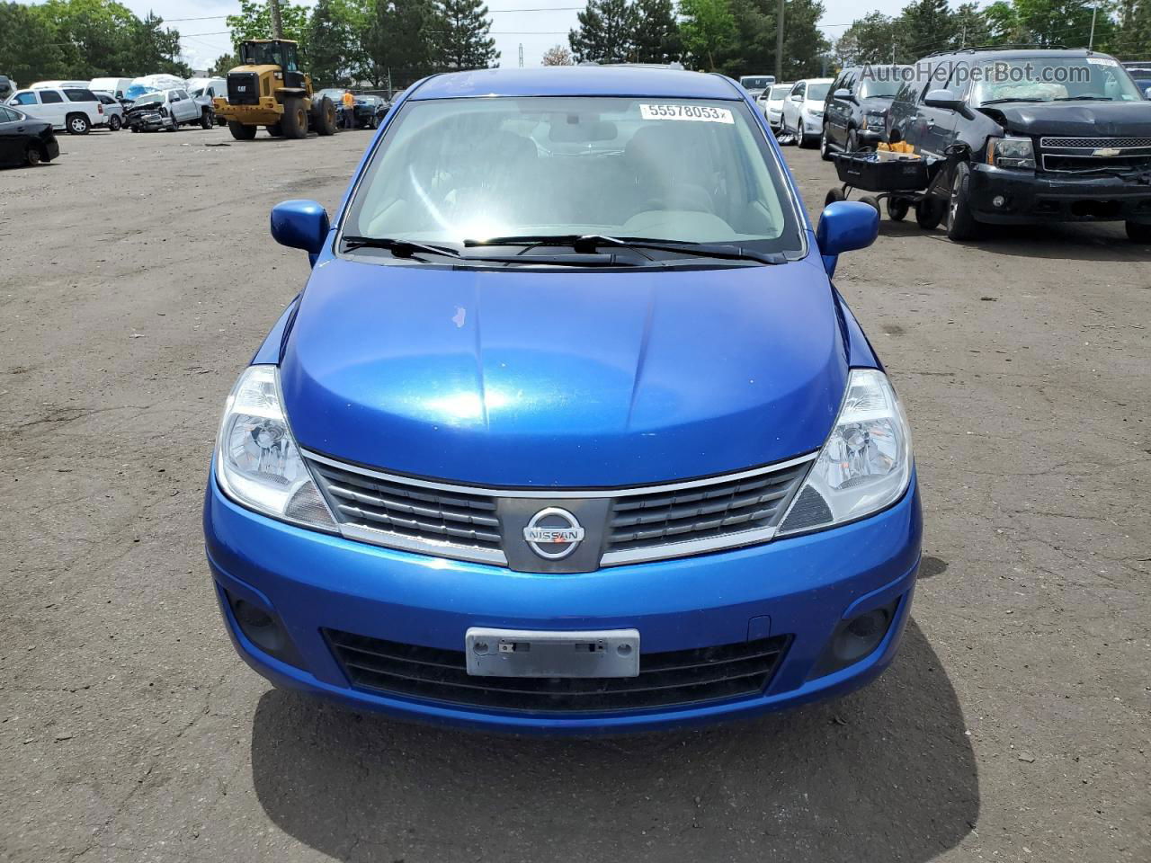 2009 Nissan Versa S Blue vin: 3N1BC13E49L406055