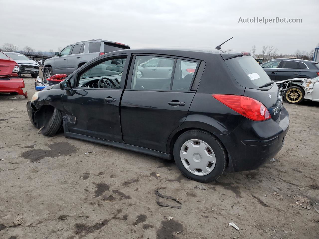 2009 Nissan Versa S Black vin: 3N1BC13E49L453683