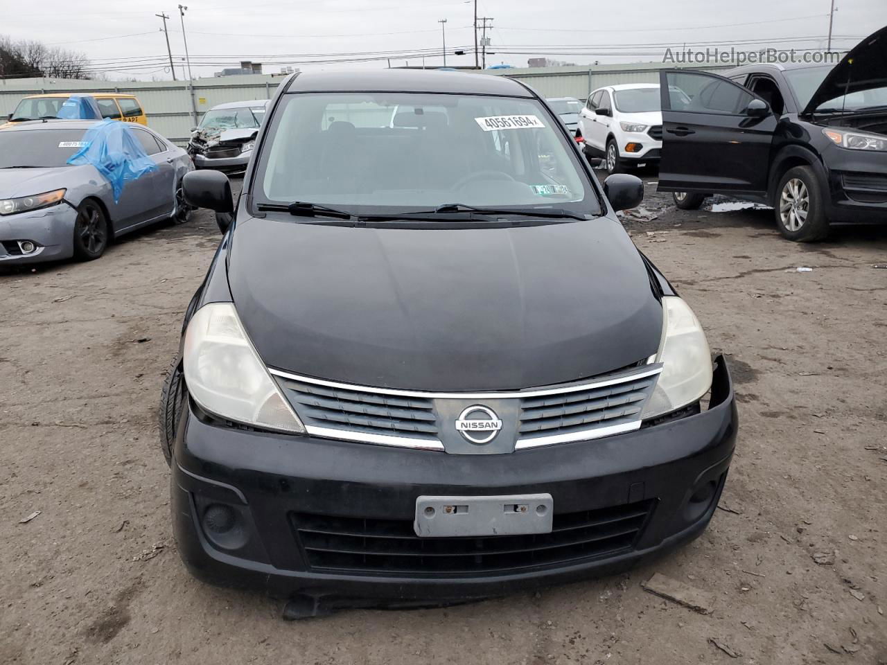 2009 Nissan Versa S Black vin: 3N1BC13E49L453683