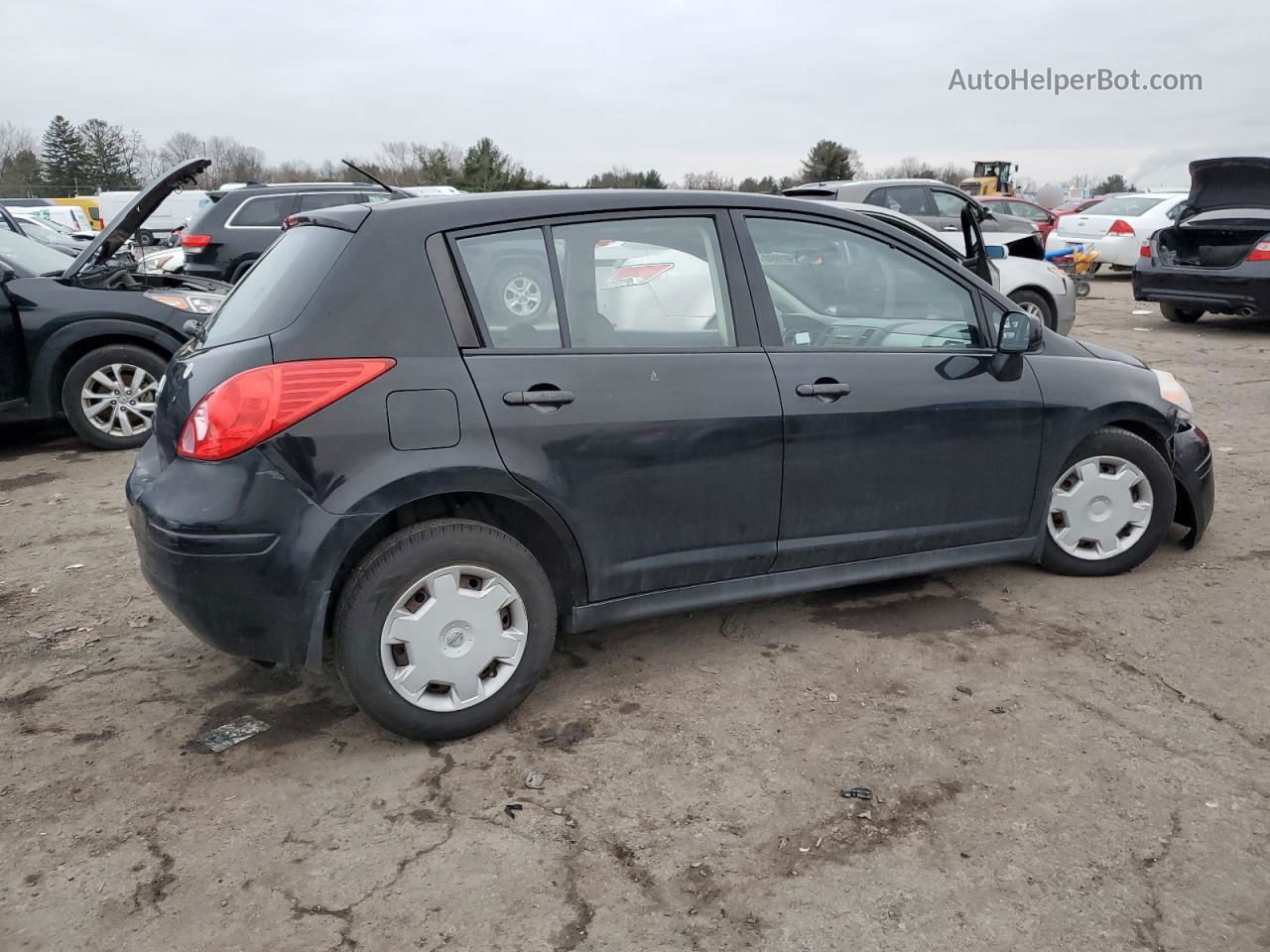 2009 Nissan Versa S Black vin: 3N1BC13E49L453683