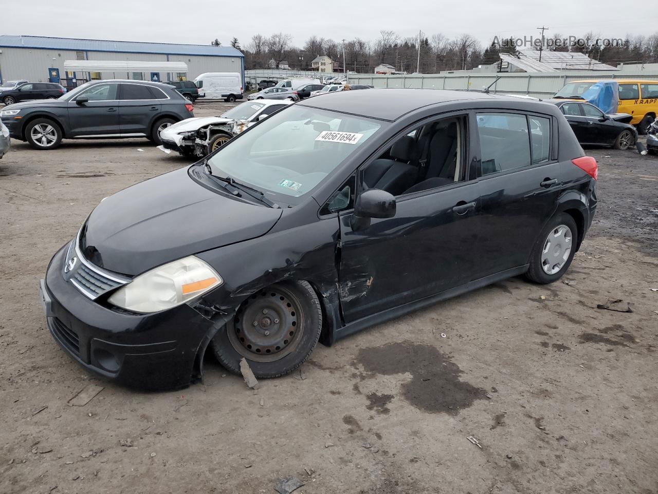 2009 Nissan Versa S Black vin: 3N1BC13E49L453683