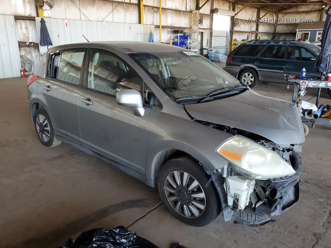 2009 Nissan Versa S Gray vin: 3N1BC13E49L472475