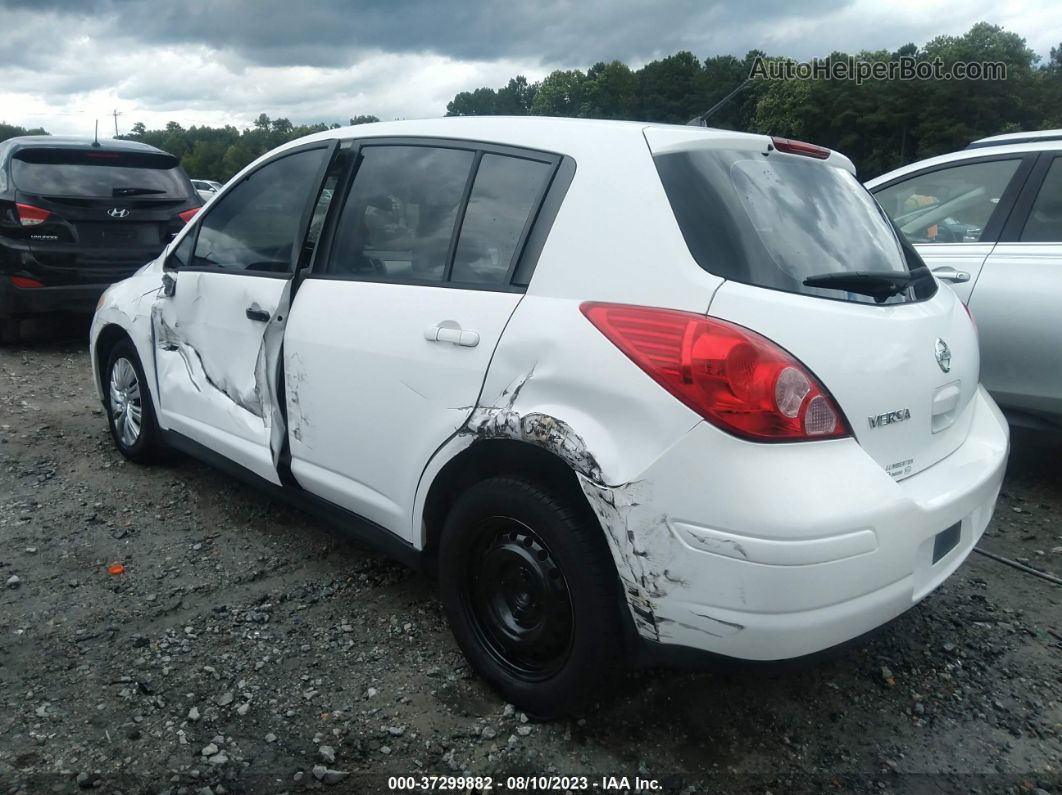 2009 Nissan Versa 1.8 S White vin: 3N1BC13E49L485520