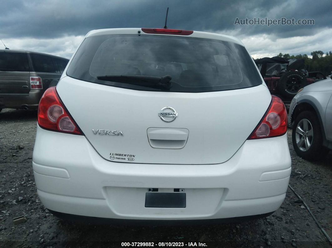 2009 Nissan Versa 1.8 S White vin: 3N1BC13E49L485520