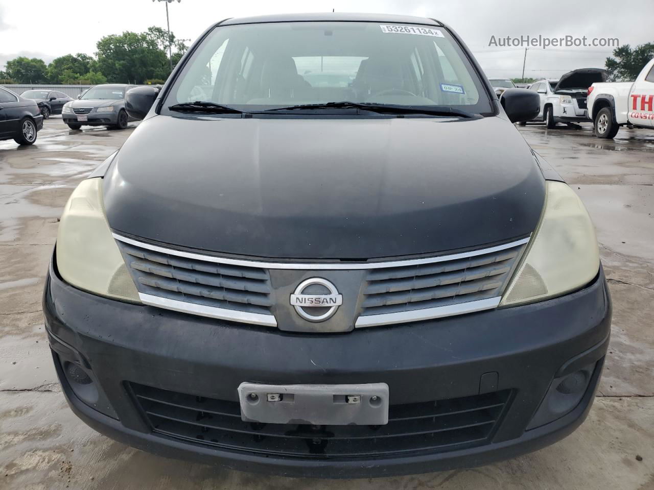 2009 Nissan Versa S Black vin: 3N1BC13E59L357562