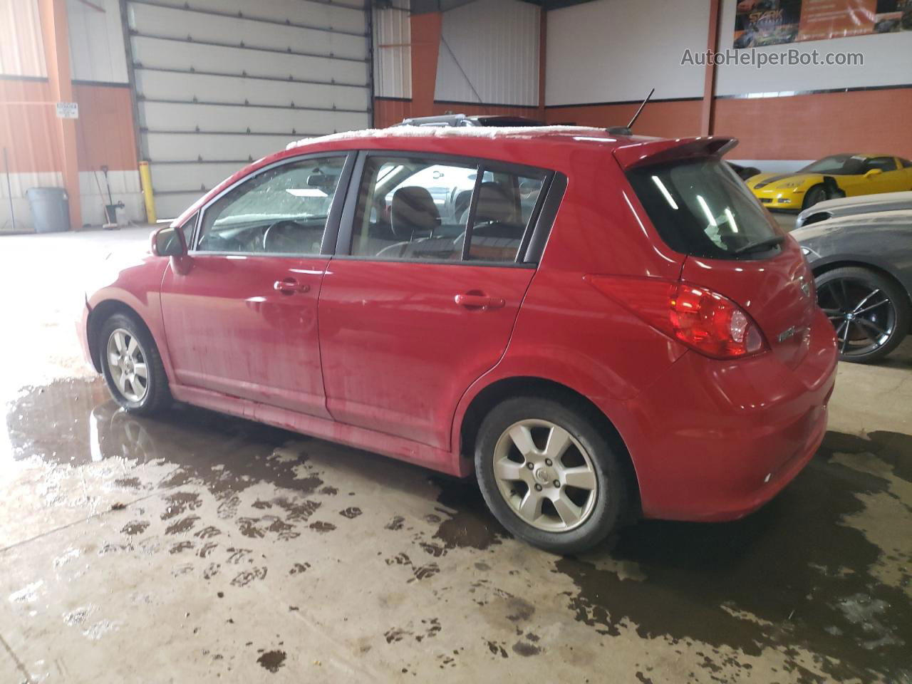 2009 Nissan Versa S Red vin: 3N1BC13E59L451926