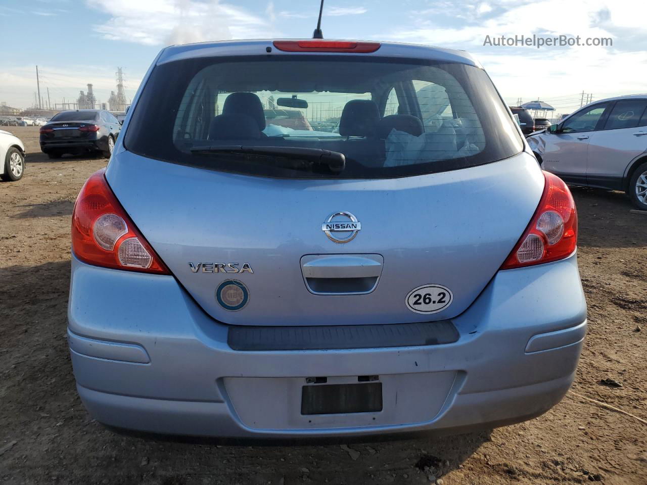 2009 Nissan Versa S Blue vin: 3N1BC13E59L499412