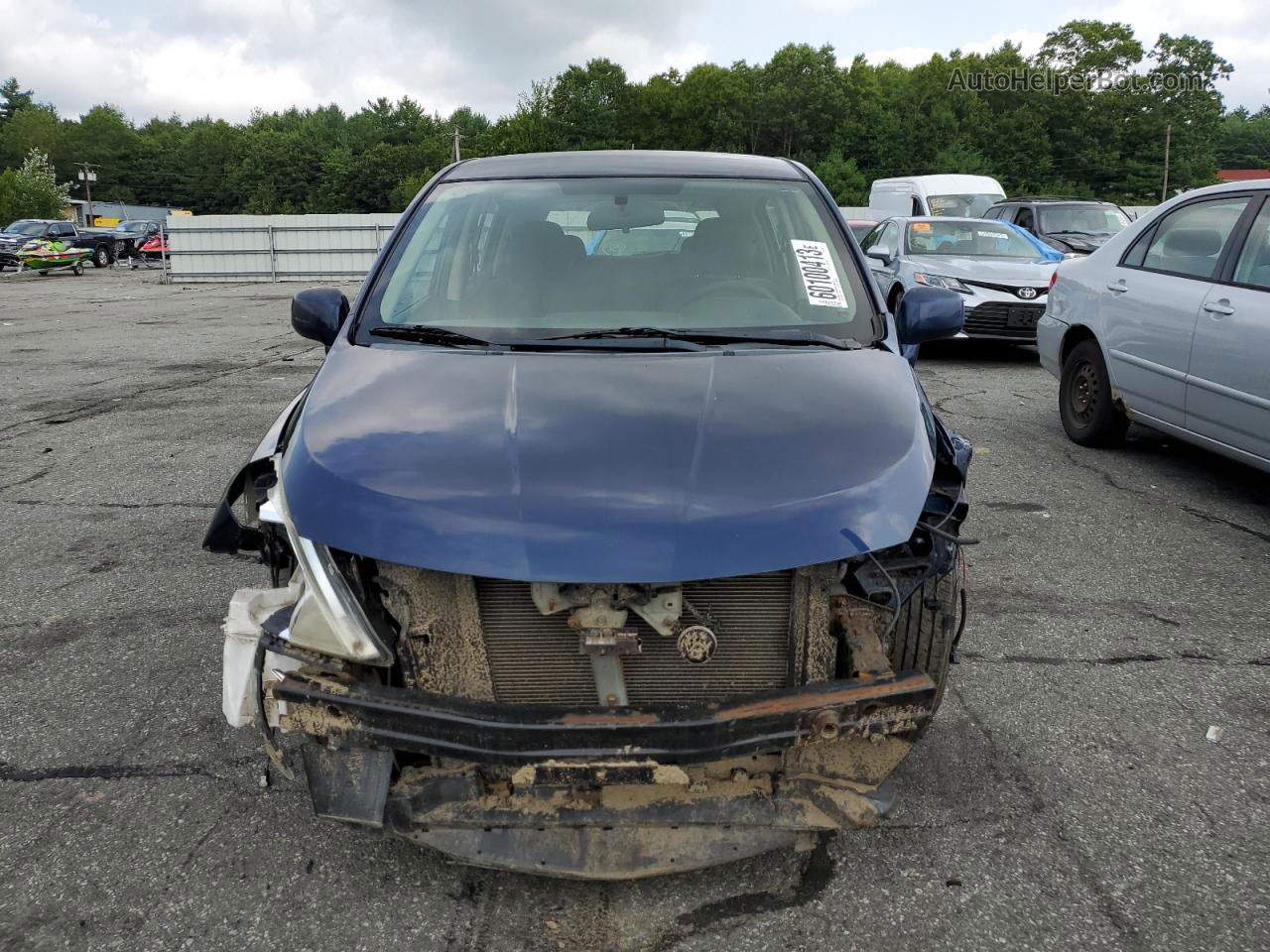 2009 Nissan Versa S Blue vin: 3N1BC13E69L352533