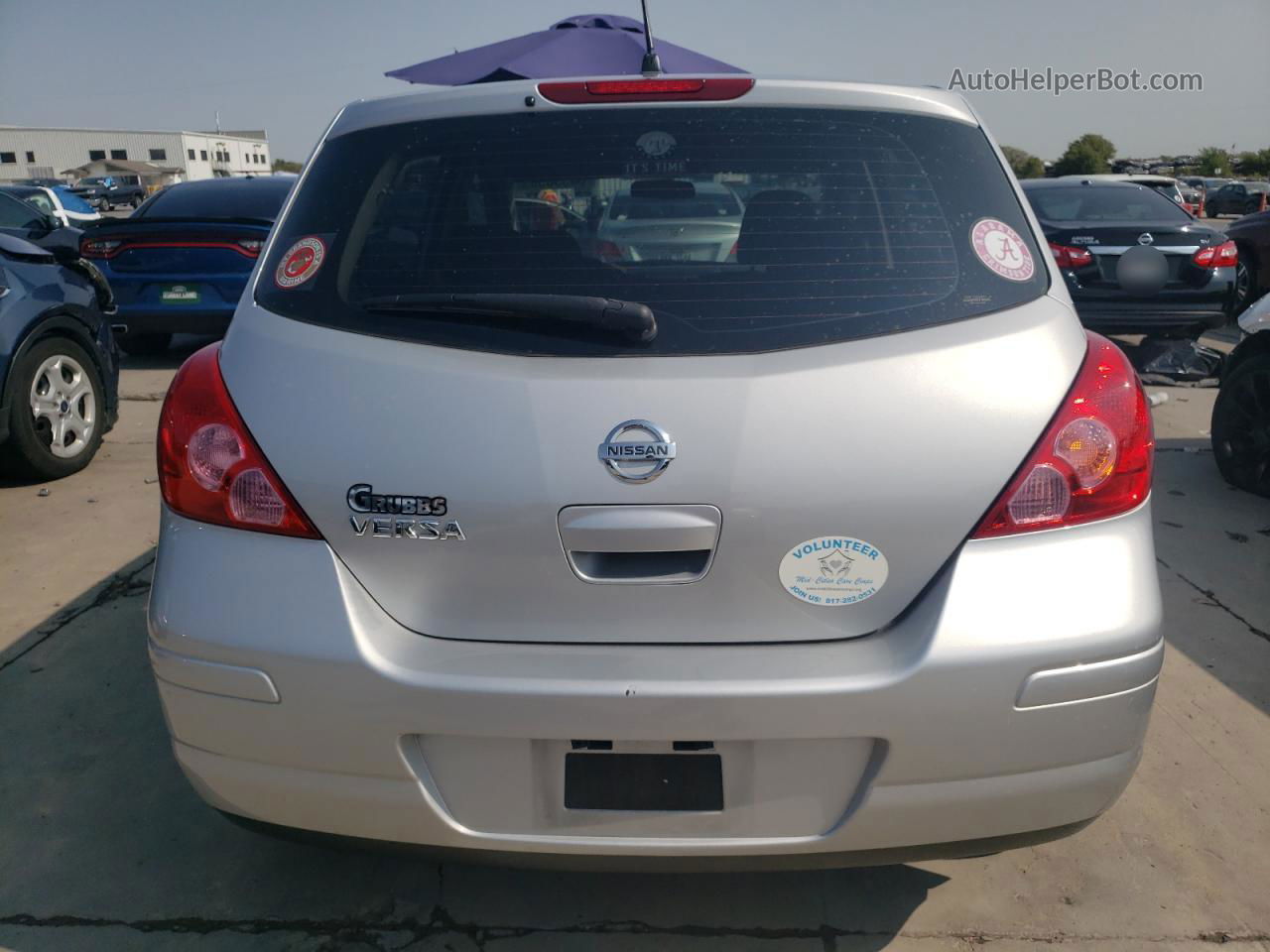 2009 Nissan Versa S Серебряный vin: 3N1BC13E69L363094