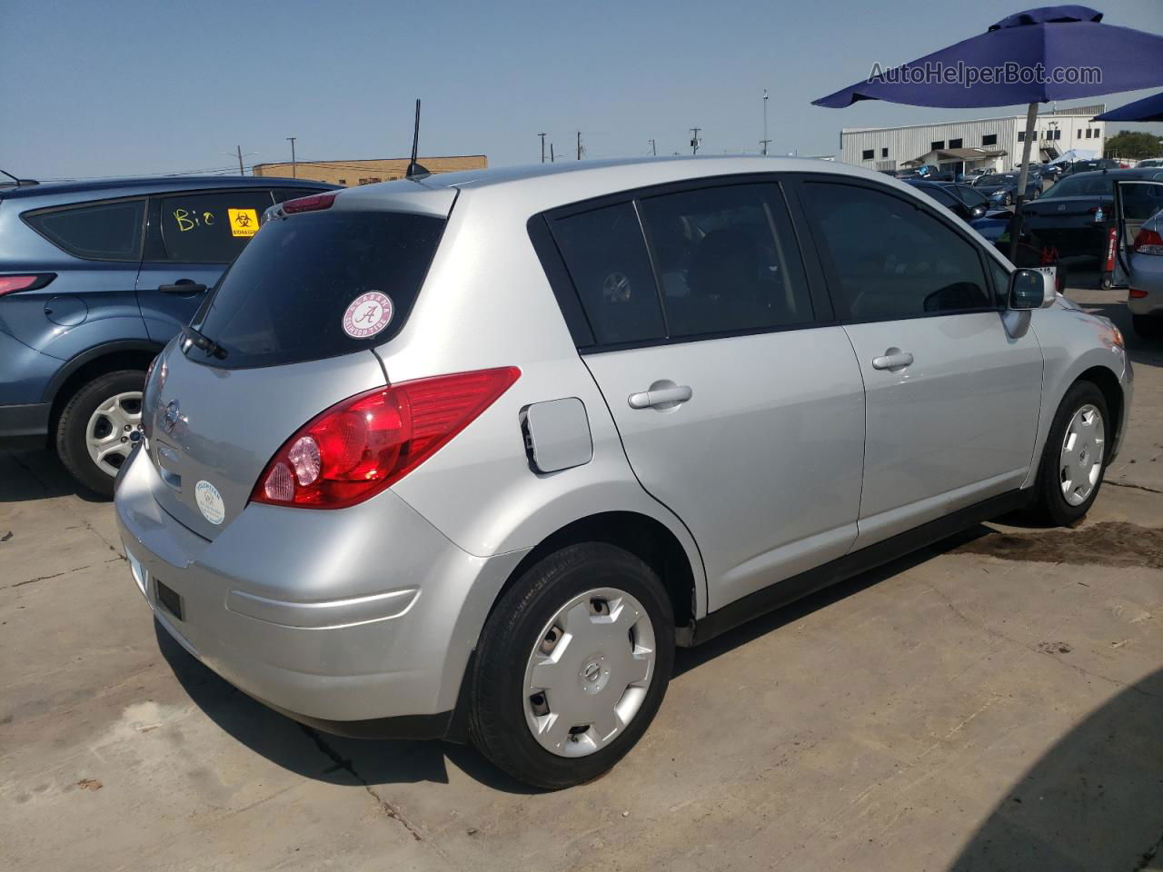 2009 Nissan Versa S Серебряный vin: 3N1BC13E69L363094