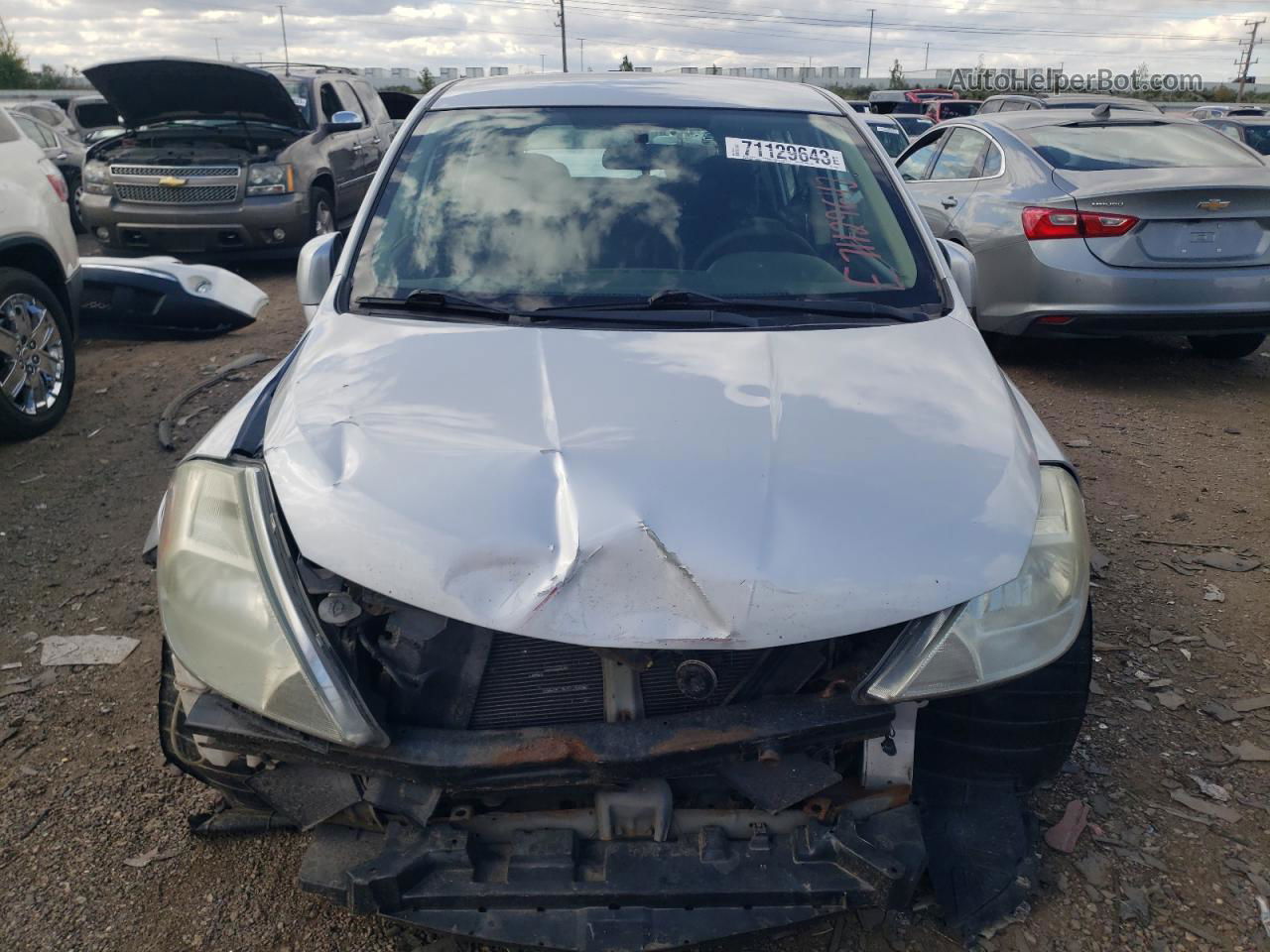 2009 Nissan Versa S Silver vin: 3N1BC13E69L364651